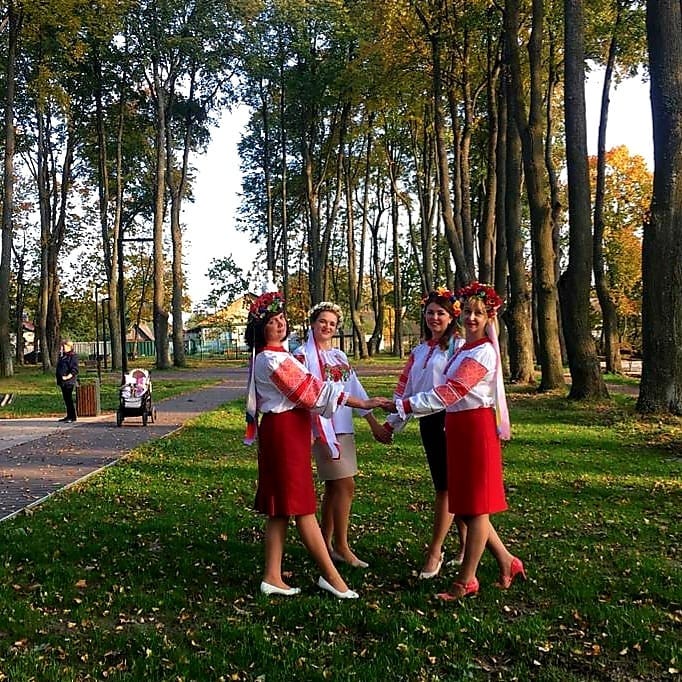 Центральный городской парк небольшого Мещовска в Калужской области